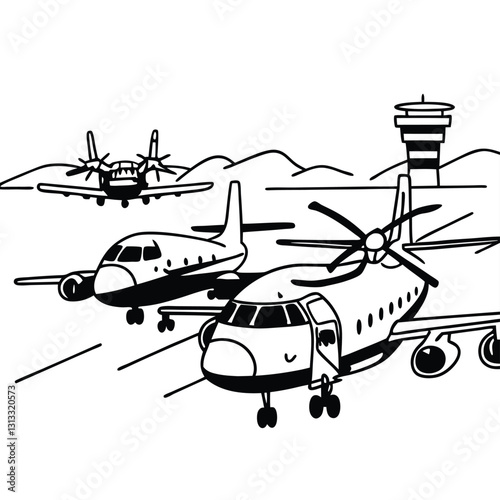 military helicopter vector illustration