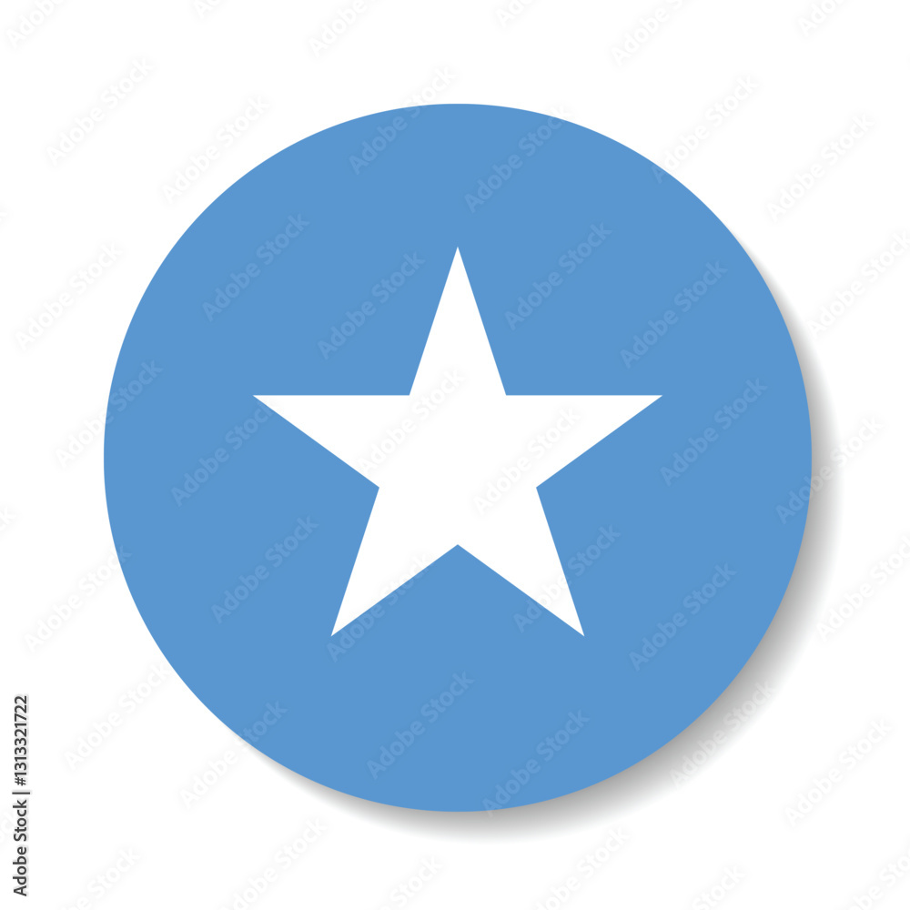 Somalia flag circle icon vector illustration design Somalia flag circle icon vector illustration design