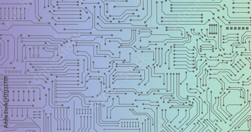 Technology background with hi-tech digital data connection system and computer electronic design. Vector eps 10
