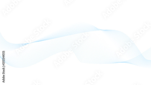 Abstract wave line. Digital frequency equalizer. digital Stylized line art background. Vector twisted curve lines with blend effect.