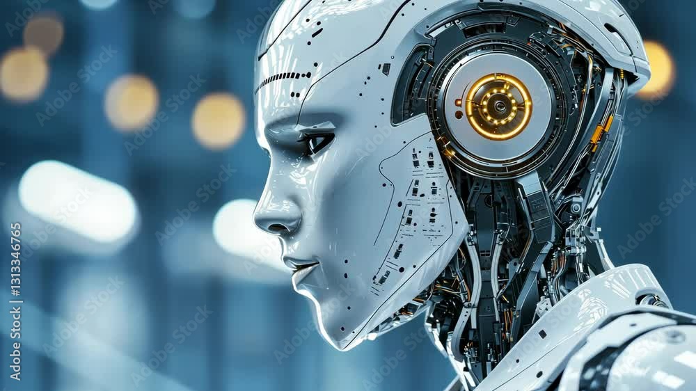 Futuristic Robotic Profile: A Detailed Look at an Advanced Android Design and Technology Futuristic Robotic Profile: A Detailed Look at an Advanced Android Design and Technology