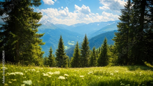 Magnificent scenery can be seen, as if you are in the embrace of nature, cont...