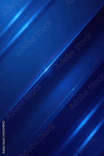 Dark blue, abstract backdrop with vibrant blue diagonal streaks Sleek, modern design , abstract, sophisticated, lines