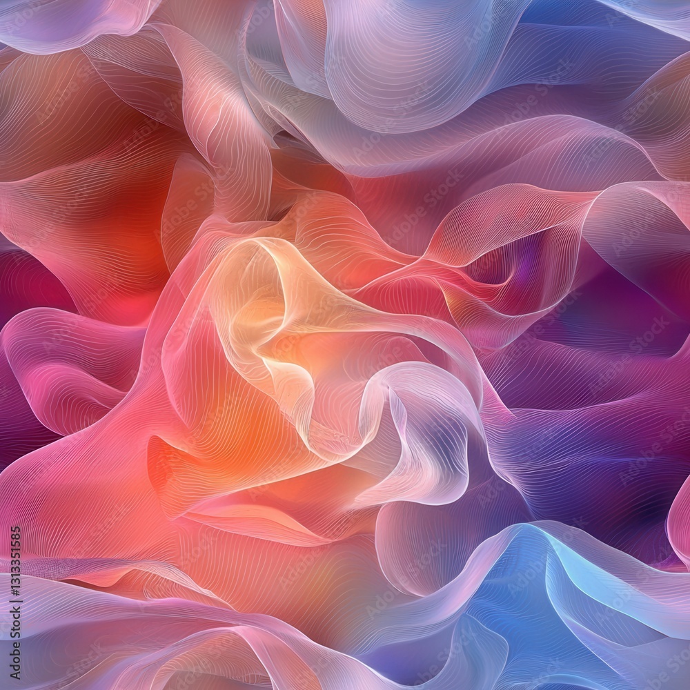 Colorful abstract background featuring vibrant hues blending together to create a dreamlike twilight atmosphere Colorful abstract background featuring vibrant hues blending together to create a dreamlike twilight atmosphere