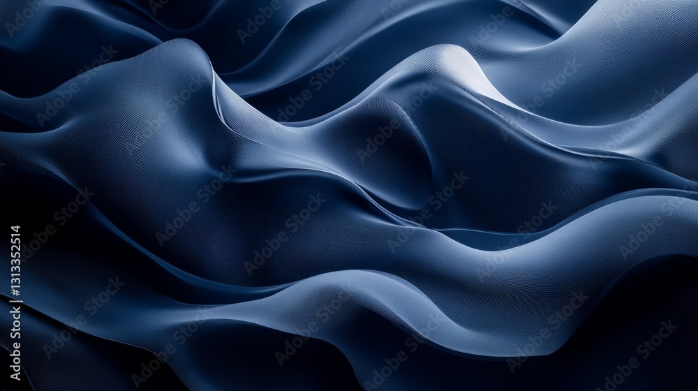 Modern abstract design with dynamic diagonal lines in dark blue tones and subtle lighting effects 