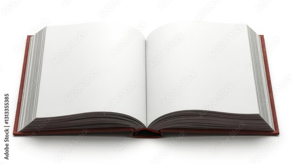 Open book, blank pages, white background, pristine, new, potential, opportunity, story, imagination, flat lay, future, writing Open book, blank pages, white background, pristine, new, potential, opportunity, story, imagination, flat lay, future, writing