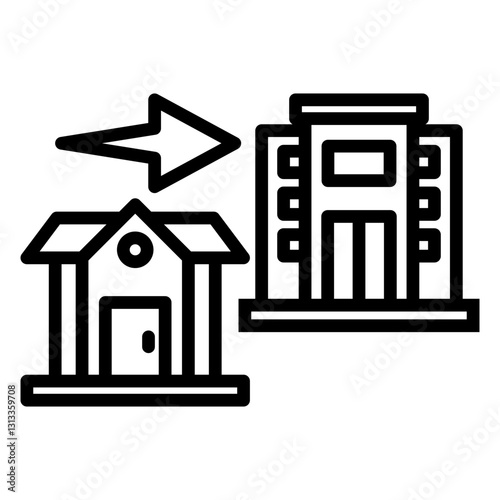 Urbanization Icon