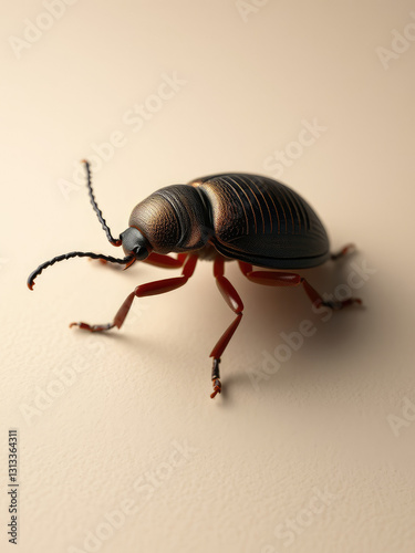 Osmoderma eremita, brown hermit beetle with elongated elytra and distinctive ridges on its carapace,  brown insects,  insect taxonomy,  invertebrates photo