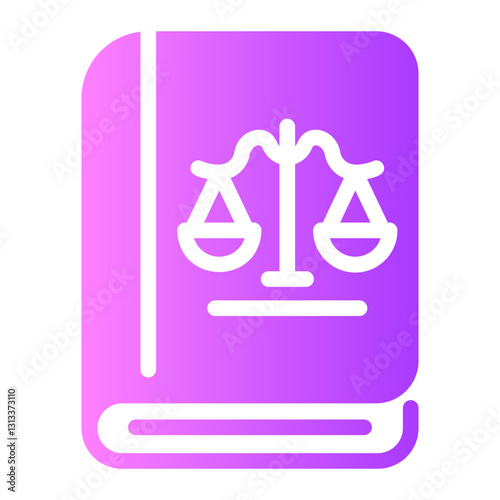 law book Gradient icon