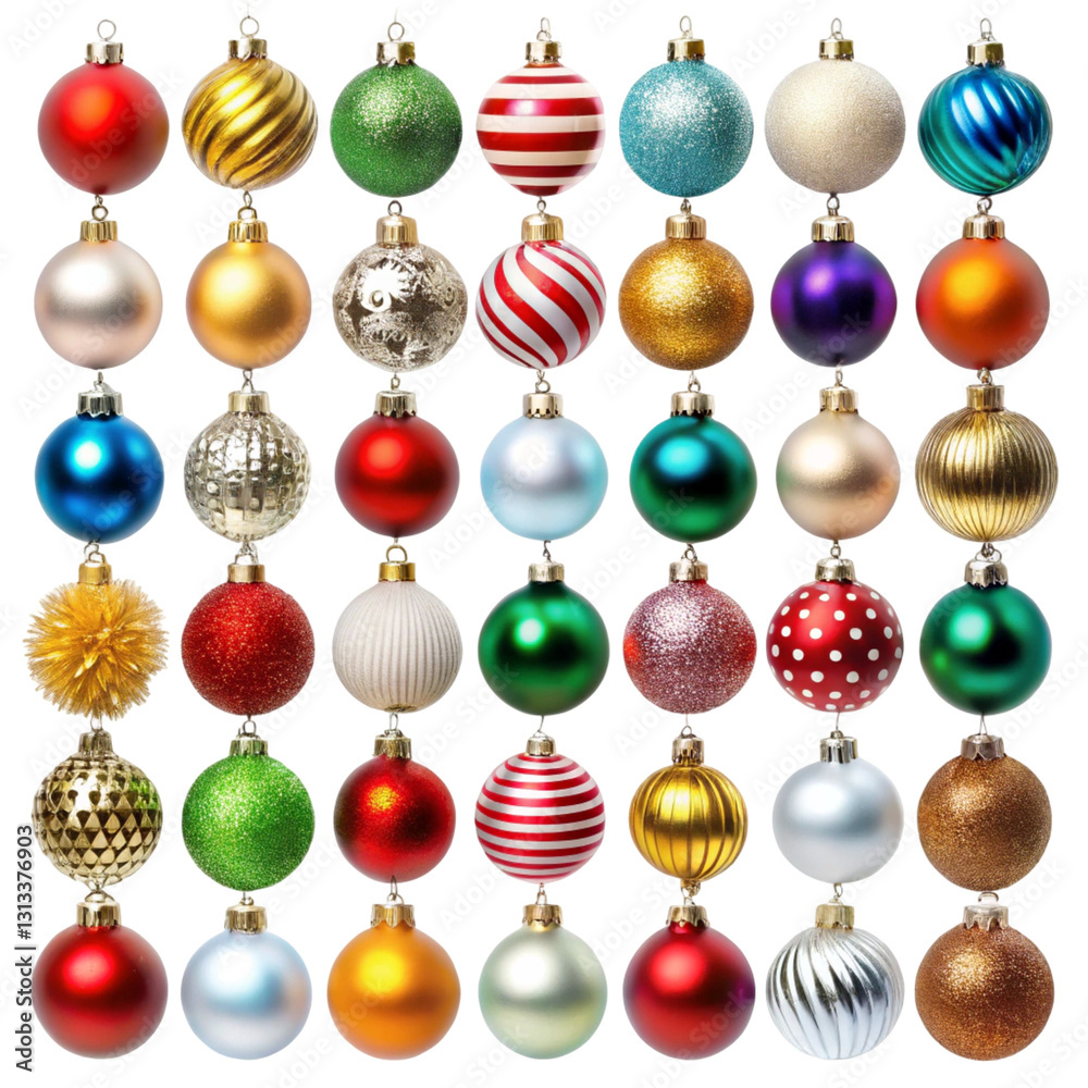 set of christmas balls set of christmas balls