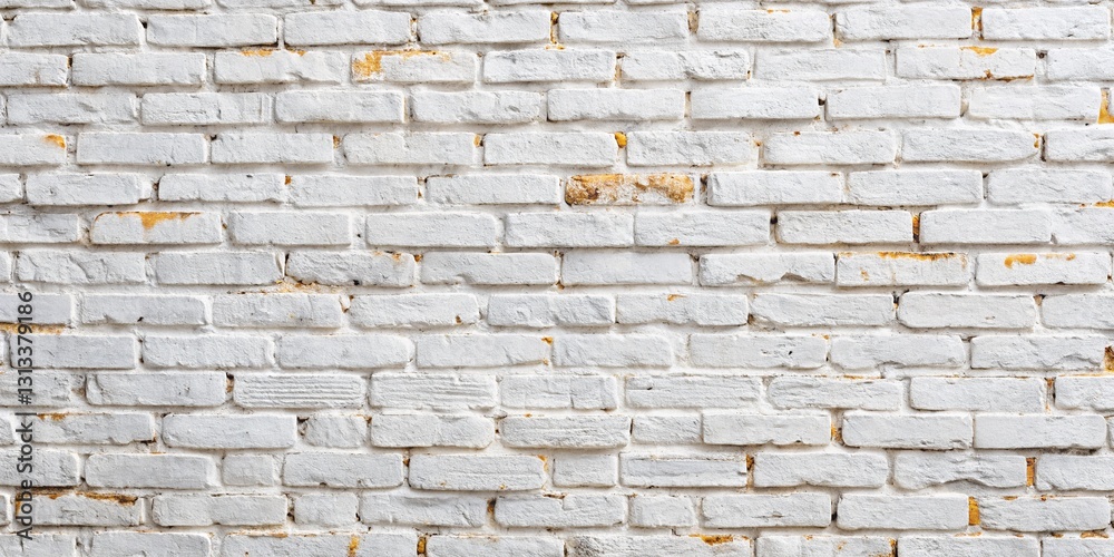 Obraz premium Stylish Whitewashed Brick Texture Background for Website Design