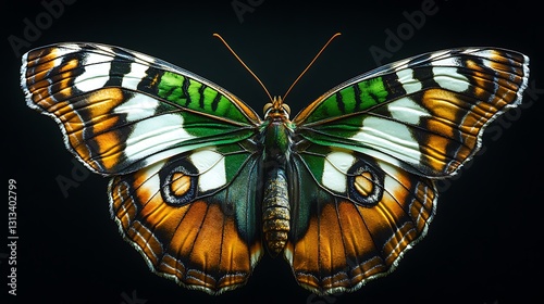 a close up of a butterfly