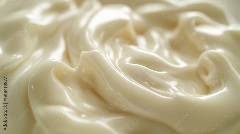 Creamy mayo texture close-up Creamy mayo texture close-up