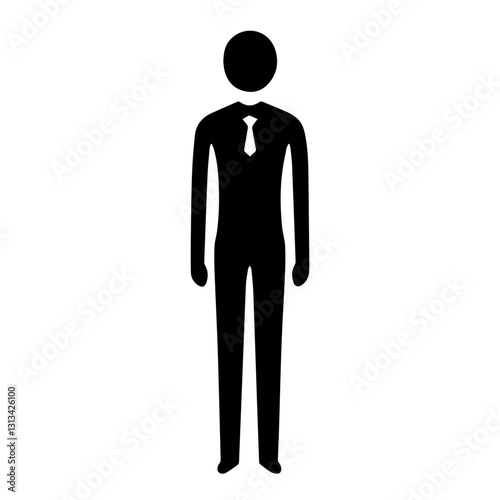 Professional Businessman Silhouette Poses | High-Quality Vectors
