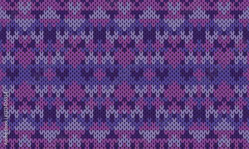 Seamless printable knitting pattern.