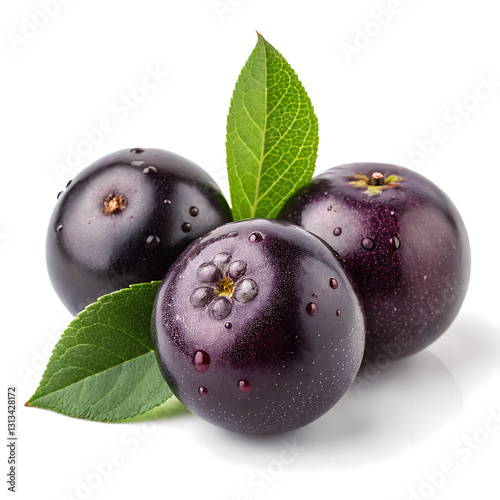 A beautiful fresh maqui berry fruit