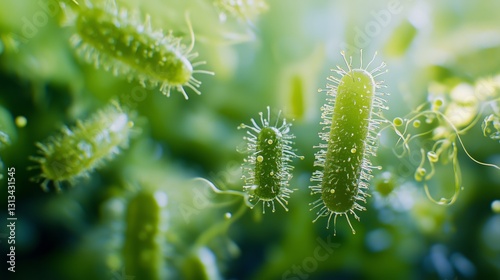 Green life in the micro world