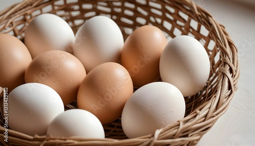 Wallpaper Mural eggs in a basket Torontodigital.ca