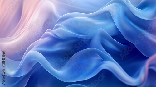 Deep Blue Surging Cloud Waves