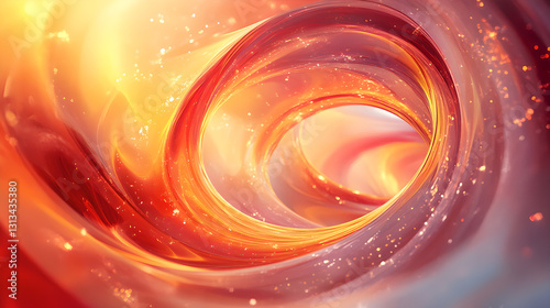 Colorful Vortex Light and Shadow Image