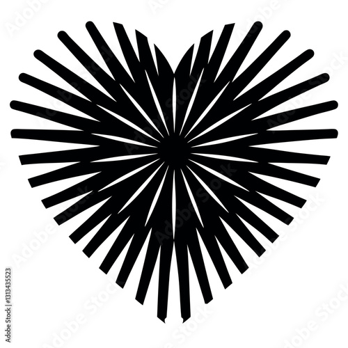 Heart-fireworks-silhouette-on-white-background.