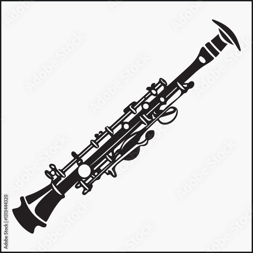 Clarinet silhouette