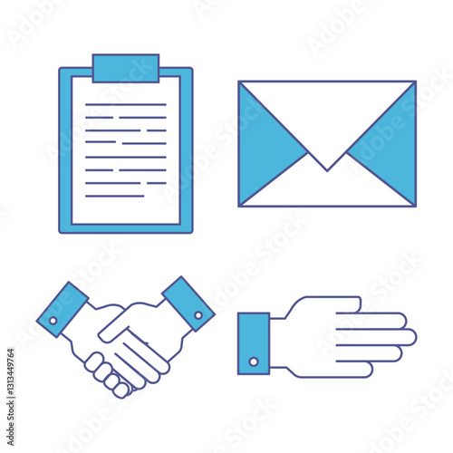 Fill Lined Team Target Corporate Enterprise Business Analysis Creative