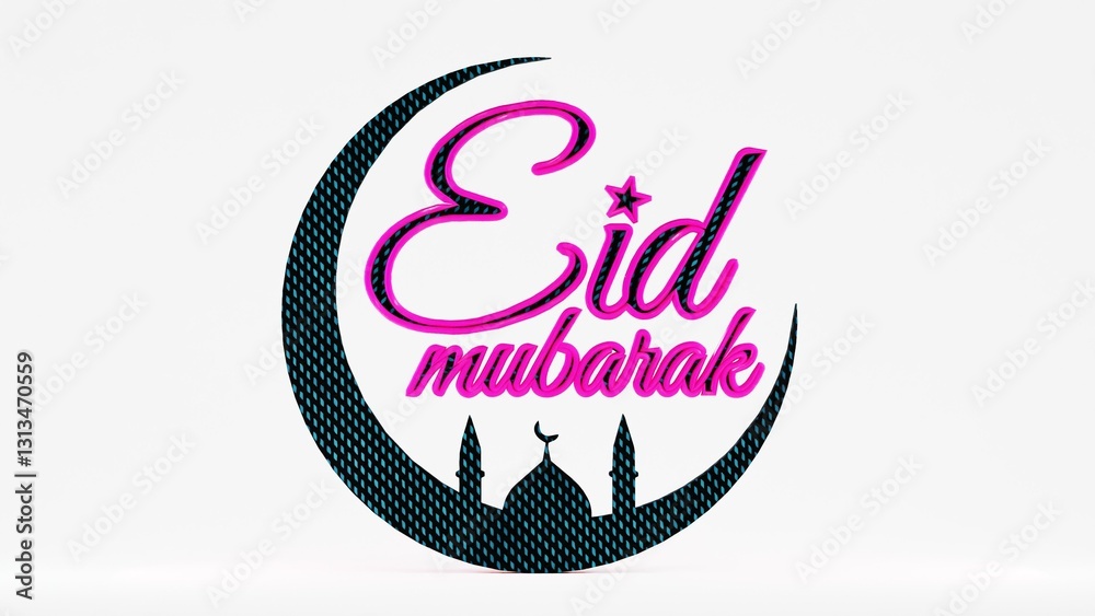 Celebrate Eid with this stunning Eid Mubarak 3D image, featuring a crescent moon and star, symbolizing Islamic culture. Perfect for festival posters, greeting cards, banners, and backgrounds. Celebrate Eid with this stunning Eid Mubarak 3D image, featuring a crescent moon and star, symbolizing Islamic culture. Perfect for festival posters, greeting cards, banners, and backgrounds.