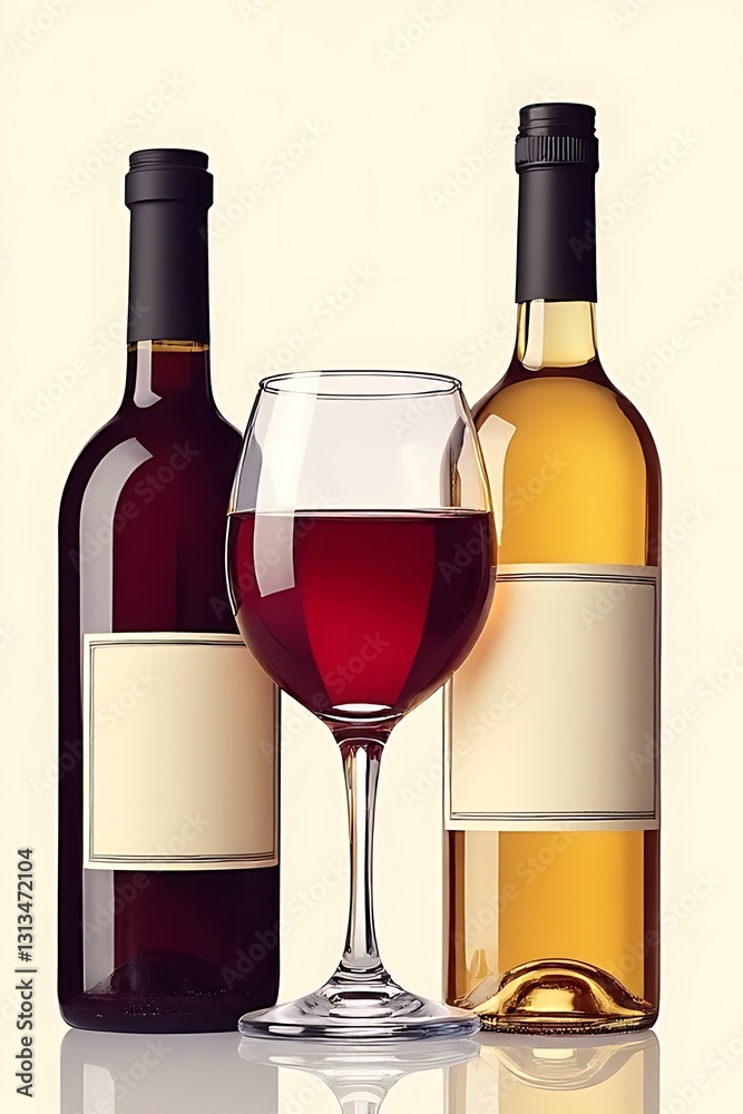 Wine tasting event featuring red and white wines elegant setting glassware display indoor atmosphere Wine tasting event featuring red and white wines elegant setting glassware display indoor atmosphere