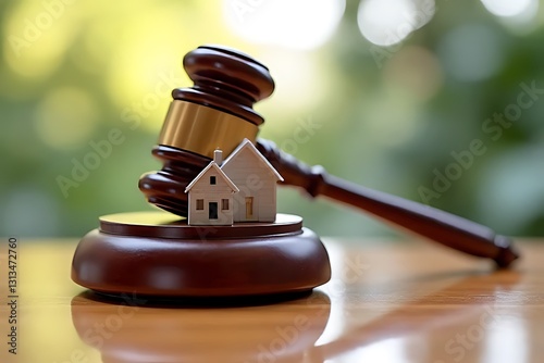 Legal proceedings on property disputes courtroom legal document professional environment close-up viewpoint