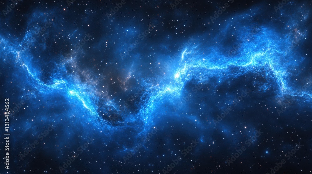 Cosmic explosion of blue energy deep space digital art nebula environment spectacular viewpoint sci-fi concept Cosmic explosion of blue energy deep space digital art nebula environment spectacular viewpoint sci-fi concept
