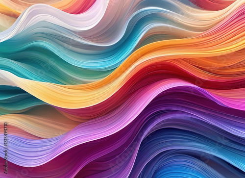 Wallpaper Mural abstract background with lines of orange, purple, blue, colors. Torontodigital.ca