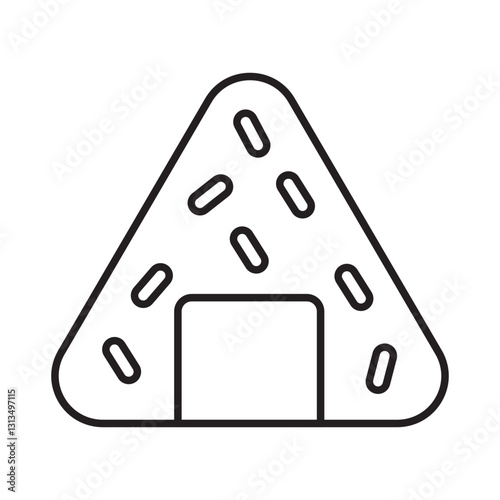 onigiri line icon