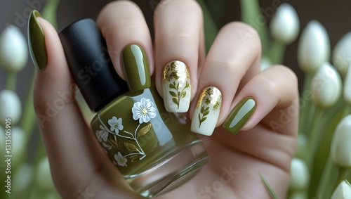 Floral Nail Design: Elegant and Romantic Patterns for Every Occasion photo