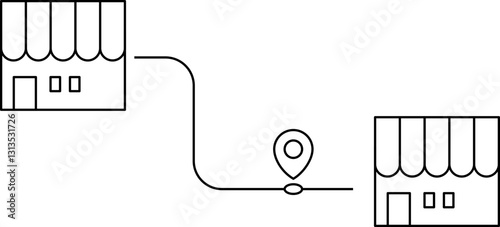 Franchise Line Icon