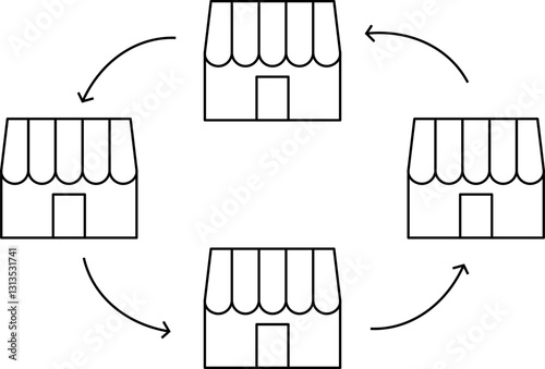 Franchise Line Icon