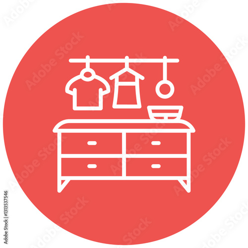 Dresser Vector Icon