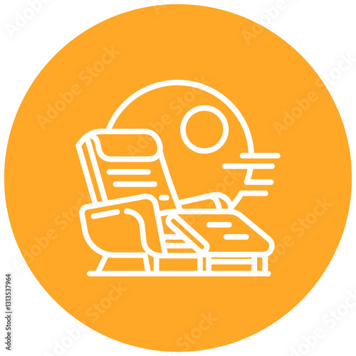 Recliner Vector Icon
