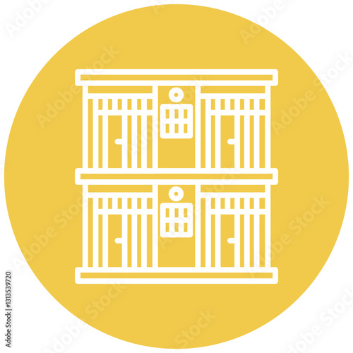 Cell Block Vector Icon