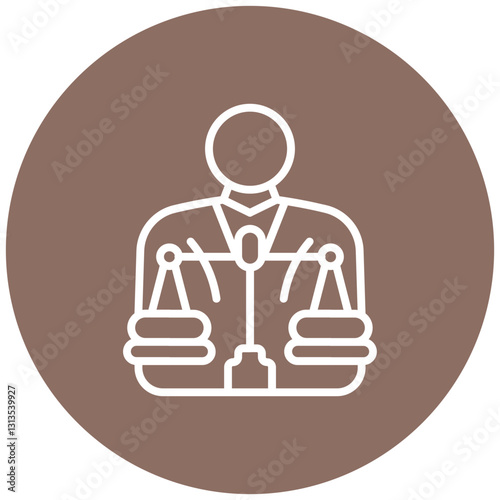 Indictment Vector Icon