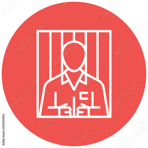 Inmate Vector Icon