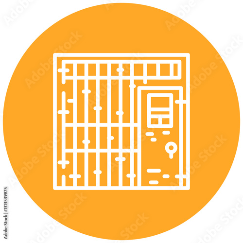 Jail Cell Vector Icon