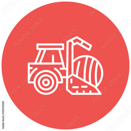 Bale Loader Vector Icon