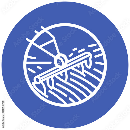 Field Plow Vector Icon