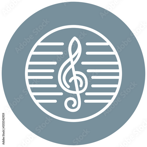 Background Score Vector Icon