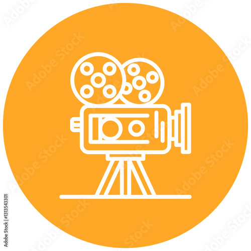 Indie Film Vector Icon