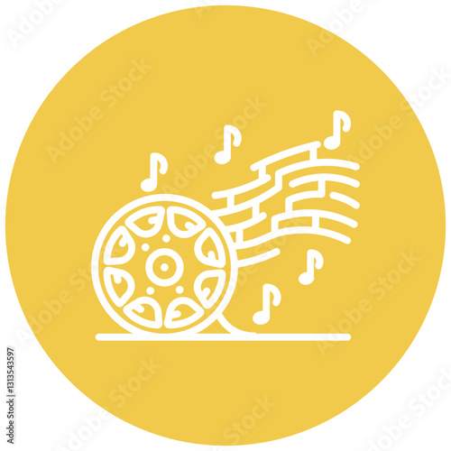 Movie Soundtrack Vector Icon