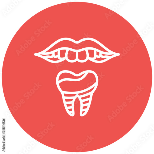 Dental Prosthetics Vector Icon