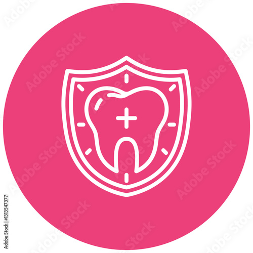 Teeth Grinding Protection Vector Icon