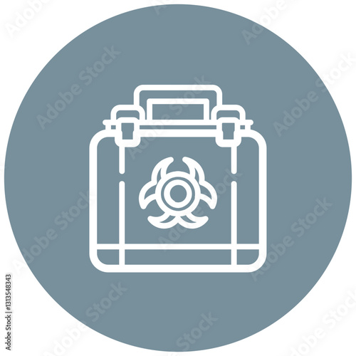 Chemical Spill Kit Vector Icon